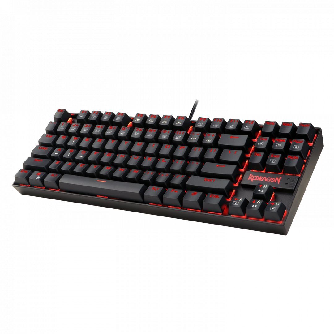 Redragon Kumara 2 Red LED Backlight Brown Mechanical Gaming Keyboard Black HU