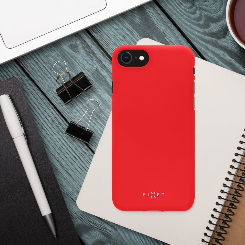 FIXED Story szilikon tok Apple iPhone 13 Pro Max telefonhoz, piros
