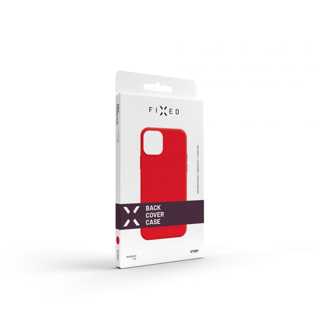 FIXED gumírozott telefontok Apple iPhone 13 Pro készülékhez, piros