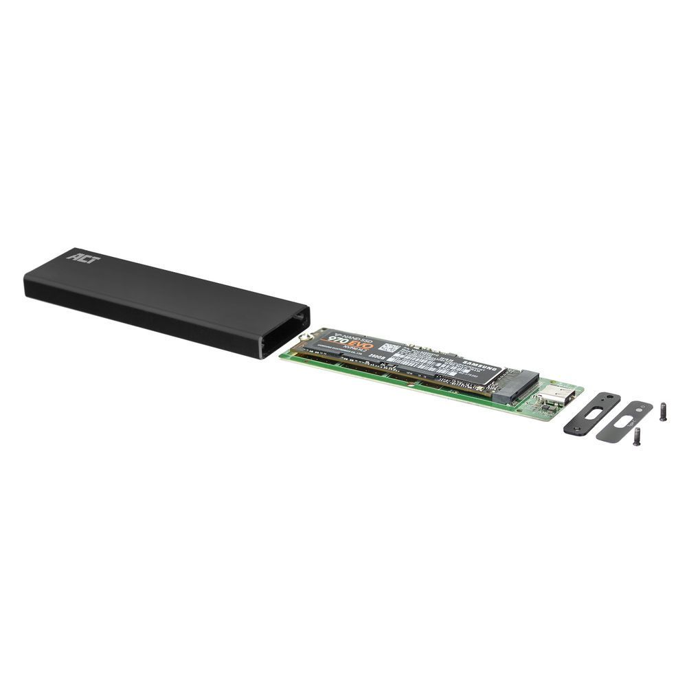 ACT AC1605 USB-C M.2 NVMe SSD Enclosure Black