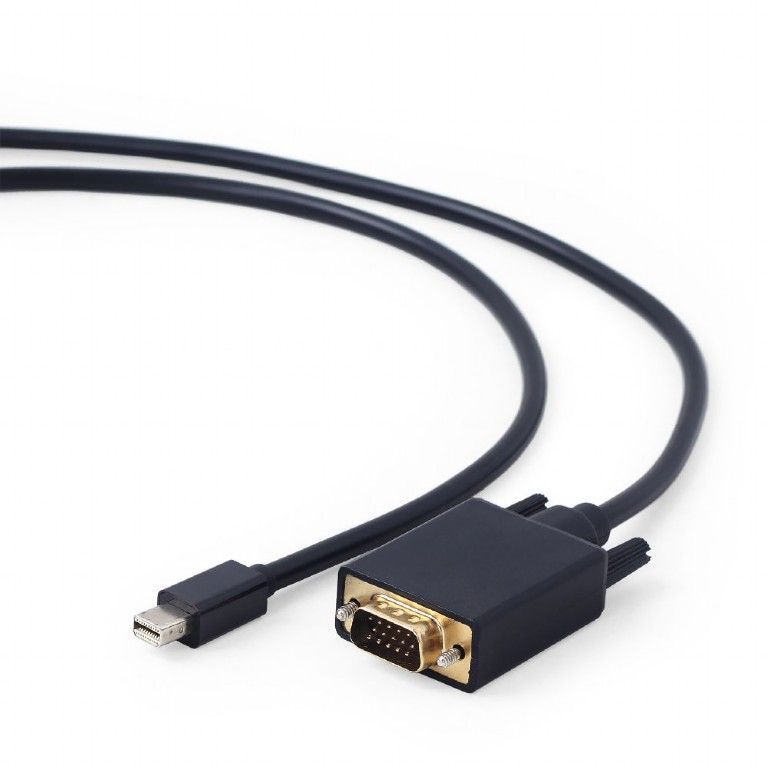 Gembird CC-mDPM-VGAM-6 Mini DisplayPort to VGA adapter cable 1,8m Black
