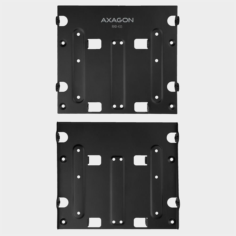 AXAGON RHD-435 4x2.5" SSD/HDD or 2x2.5" SSD/HDD &1x3.5"HDD Bracket into 5.25" bay Black