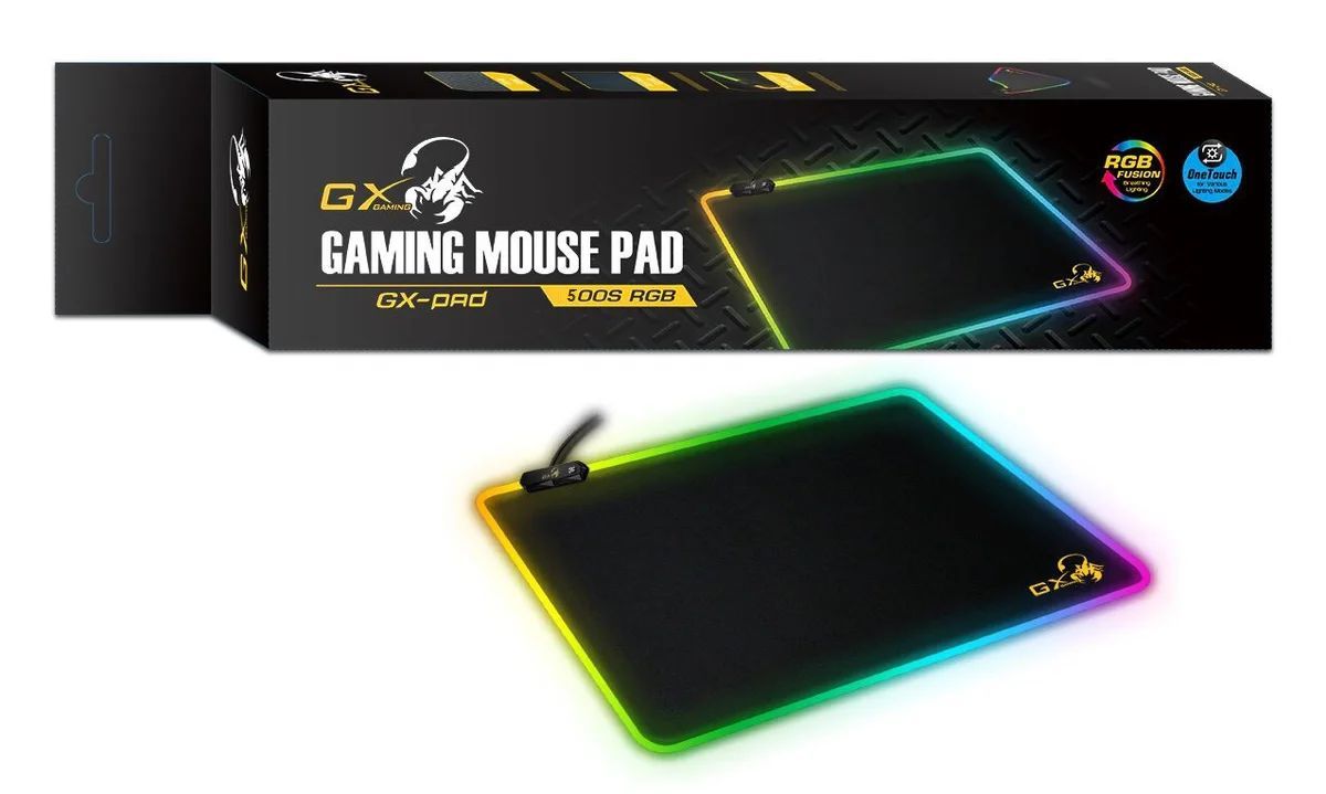 Genius GX-Pad 500S RGB Gaming Egérpad Black