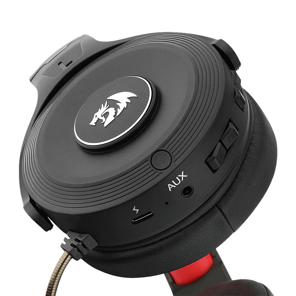 Redragon PELOPS PRO 2.4G Wireless Gaming Headset Black