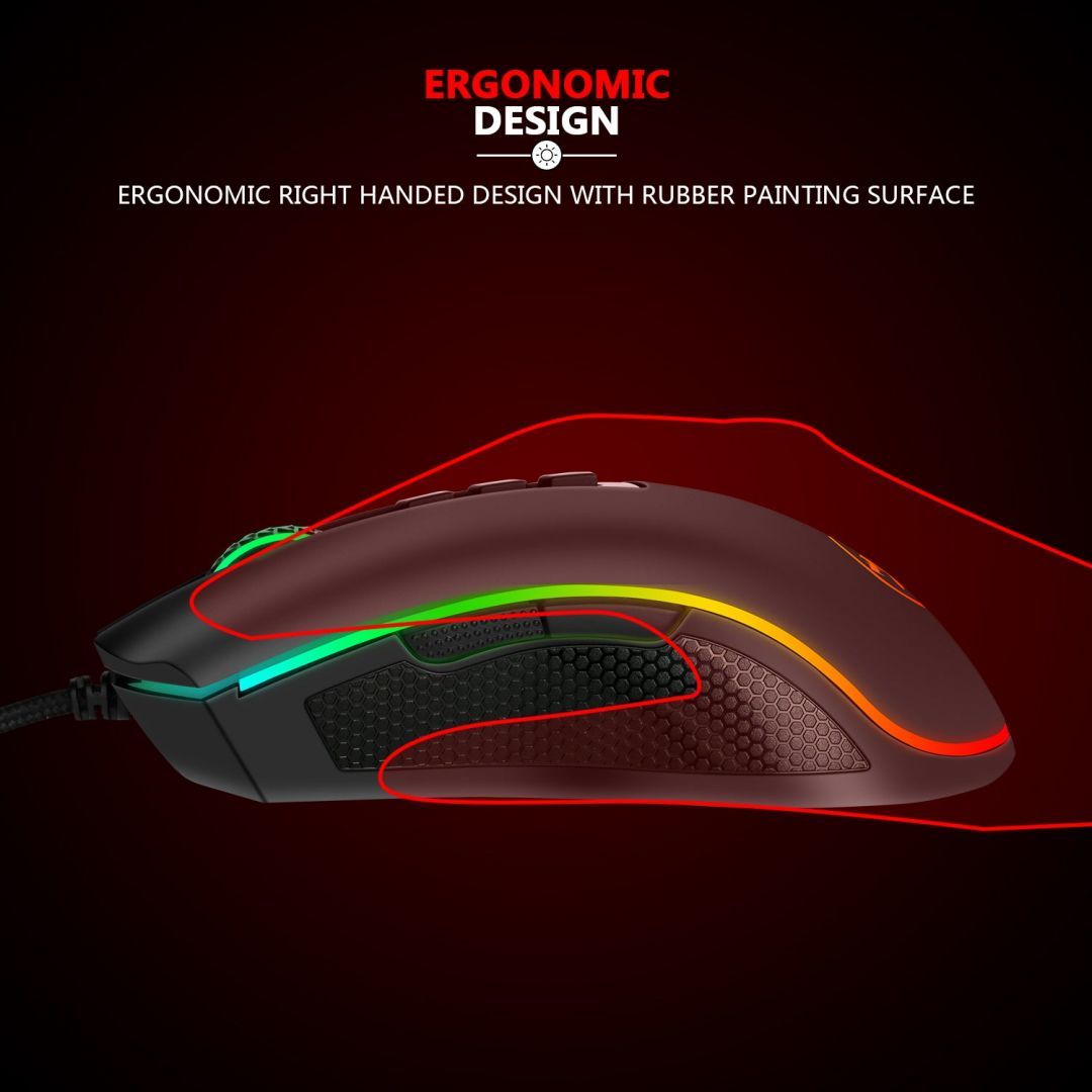 Redragon Cobra FPS Flawless RGB Wired gaming mouse Black