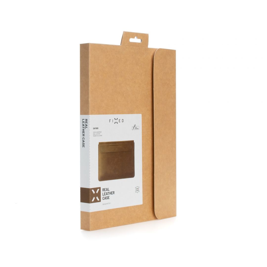FIXED Bőrtok Oxford for Apple iPad Pro 10.5", Pro 11" (2018/2020/2021), Air (2019/2020), 10.2 "(2019/2020/2021) Brown