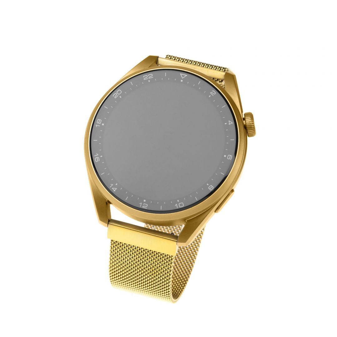 FIXED Mesh Strap Smatwatch 22mm wide, gold