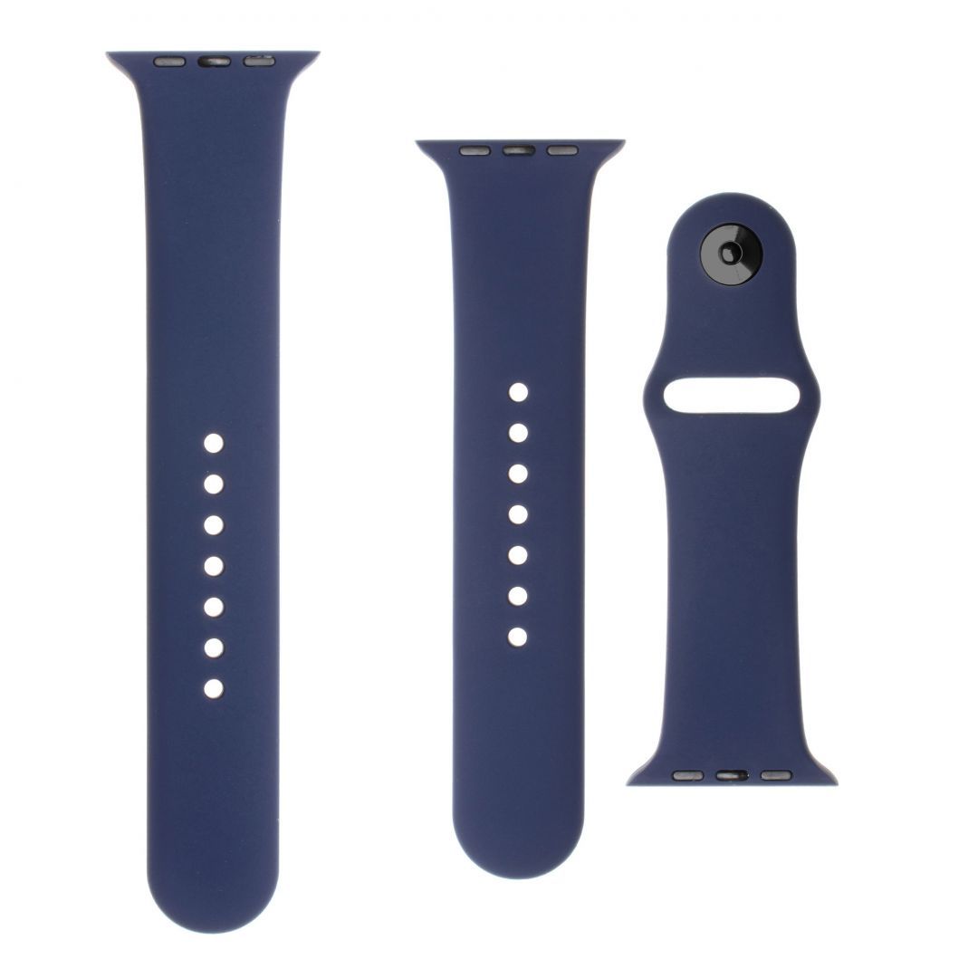FIXED Szilikon strap Apple Watch 42 mm/44 mm Kék