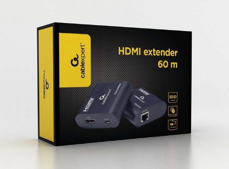 Gembird DEX-HDMI-03 HDMI extender 60m Black