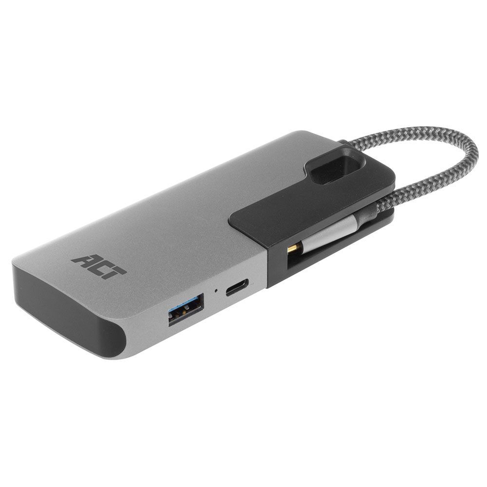 ACT AC7052 USB-C Hub 3 port with CardReader Grey