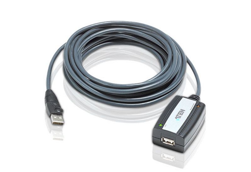 ATEN UE250 USB2.0 Extender cable 5m Black