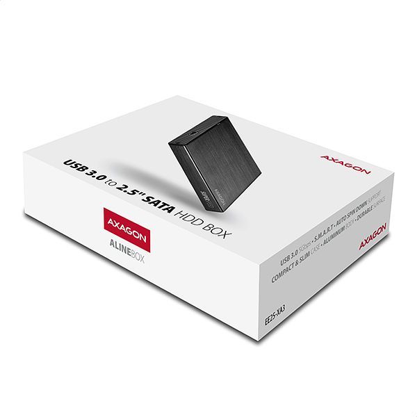 AXAGON EE25-XA3 2,5" USB3.0 HDD SATA Aline Box Black