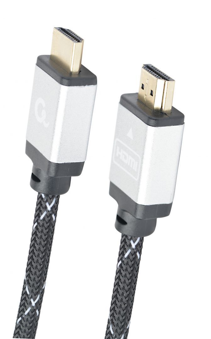 Gembird CCB-HDMIL-1.5M High speed HDMI with Ethernet Select Plus Series cable 1,5m Black/Grey
