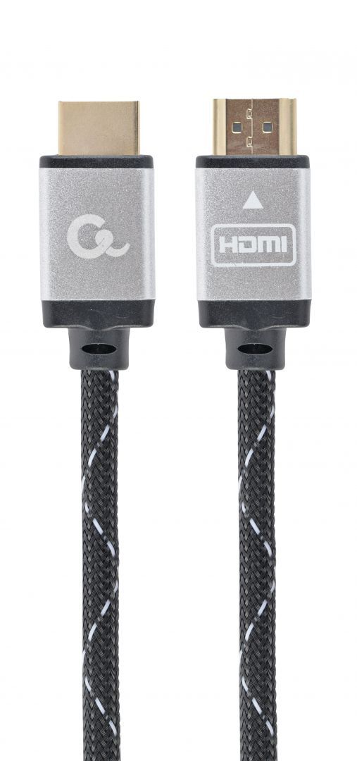 Gembird CCB-HDMIL-1.5M High speed HDMI with Ethernet Select Plus Series cable 1,5m Black/Grey