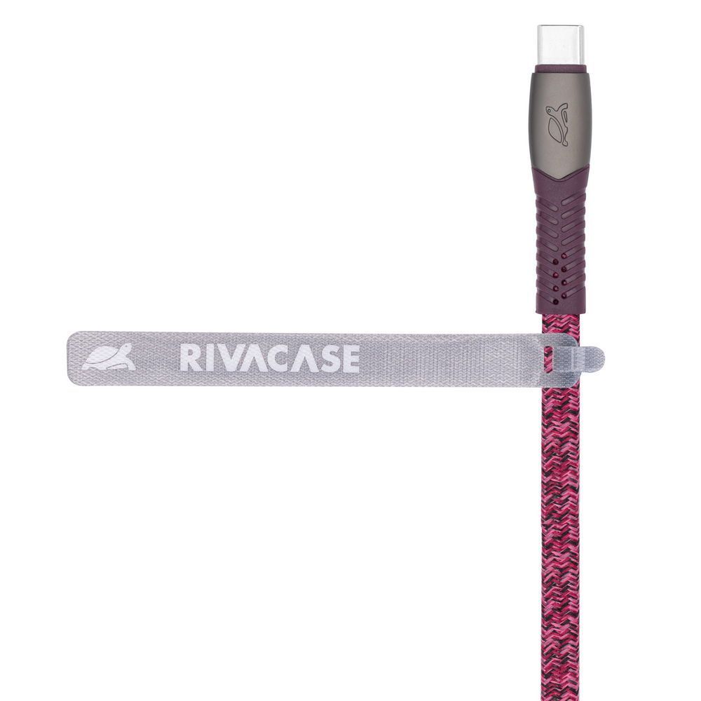 RivaCase PS6105 RD12 Type-C / Type-C cable 1,2m Red