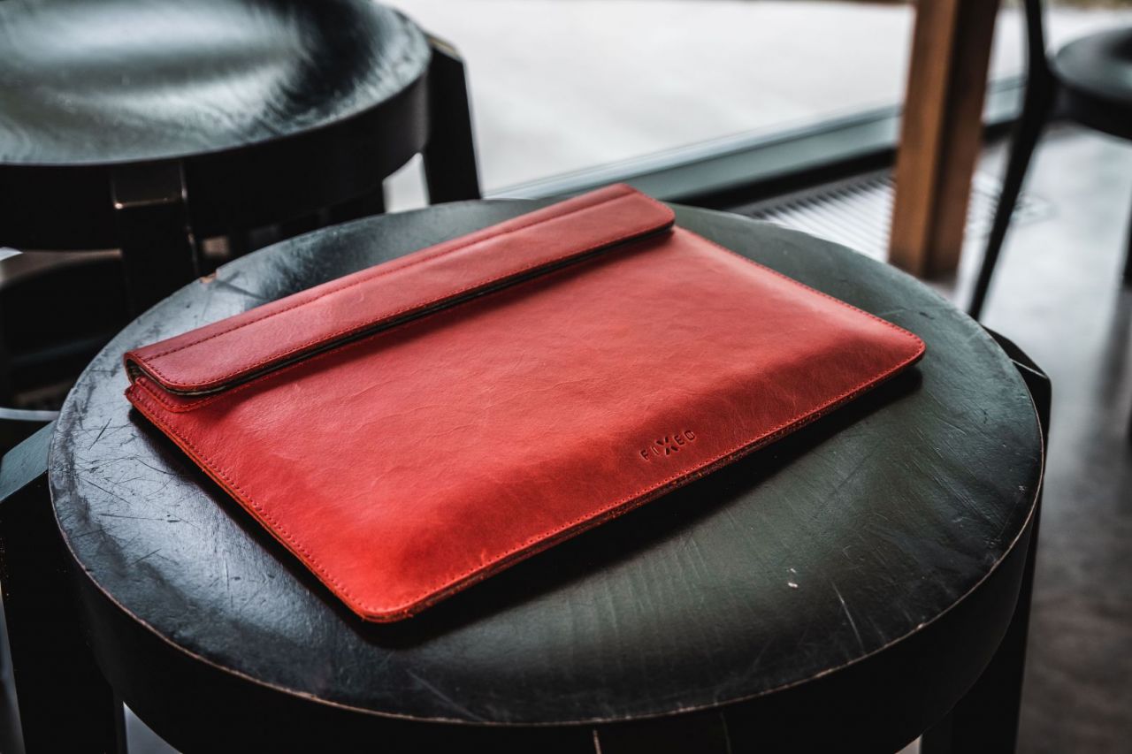 FIXED Oxford bőr tok Apple iPad Pro 12.9 " (2018/2020) készülékhez, piros