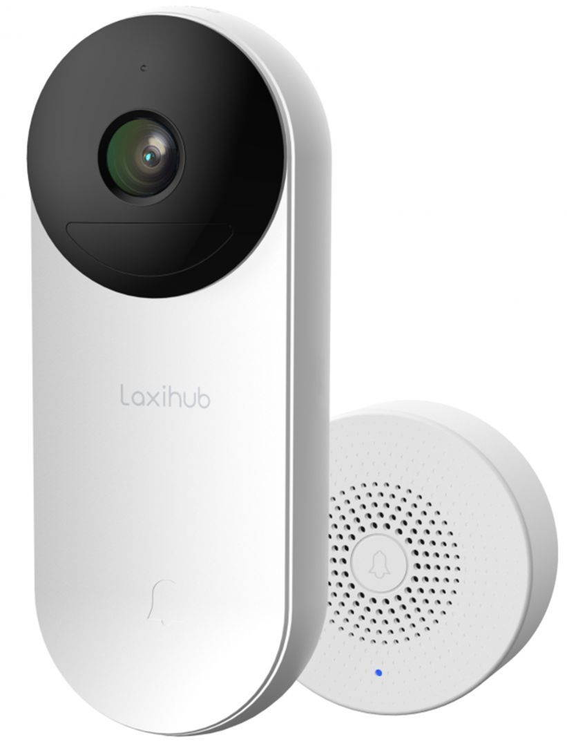 Laxihub BellCam 5G Wi-Fi 1080P Video Doorbell with Wireless Jingle Rechargable Battery