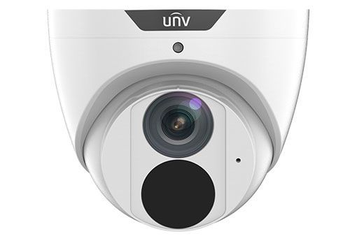 Uniview Prime-I 8MP Tri-Guard turret dómkamera, 2.8mm fix objektívvel, mikrofonnal és hangszóróval