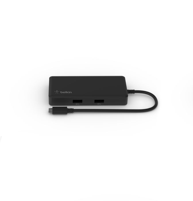 Belkin Connect USB-C 5-in-1 Multiport Adapter Black