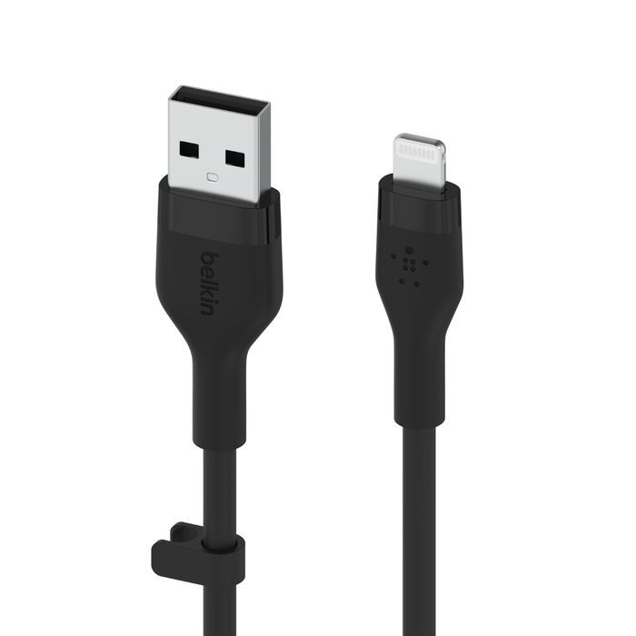 Belkin BoostCharge Flex USB-A Cable with Lightning Connector 2m Black