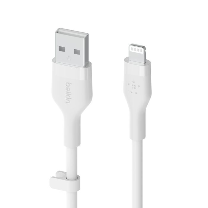 Belkin BoostCharge Flex USB-A Cable with Lightning Connector 1m White