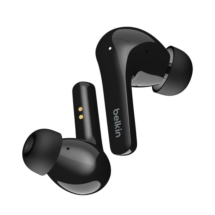 Belkin SoundForm Flow Noise Cancelling Earbuds Headset Black