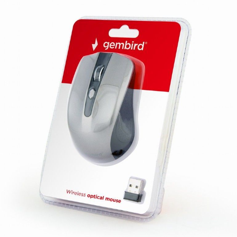 Gembird MUSW-4B-04-BG Wireless optical mouse Black/Space Grey