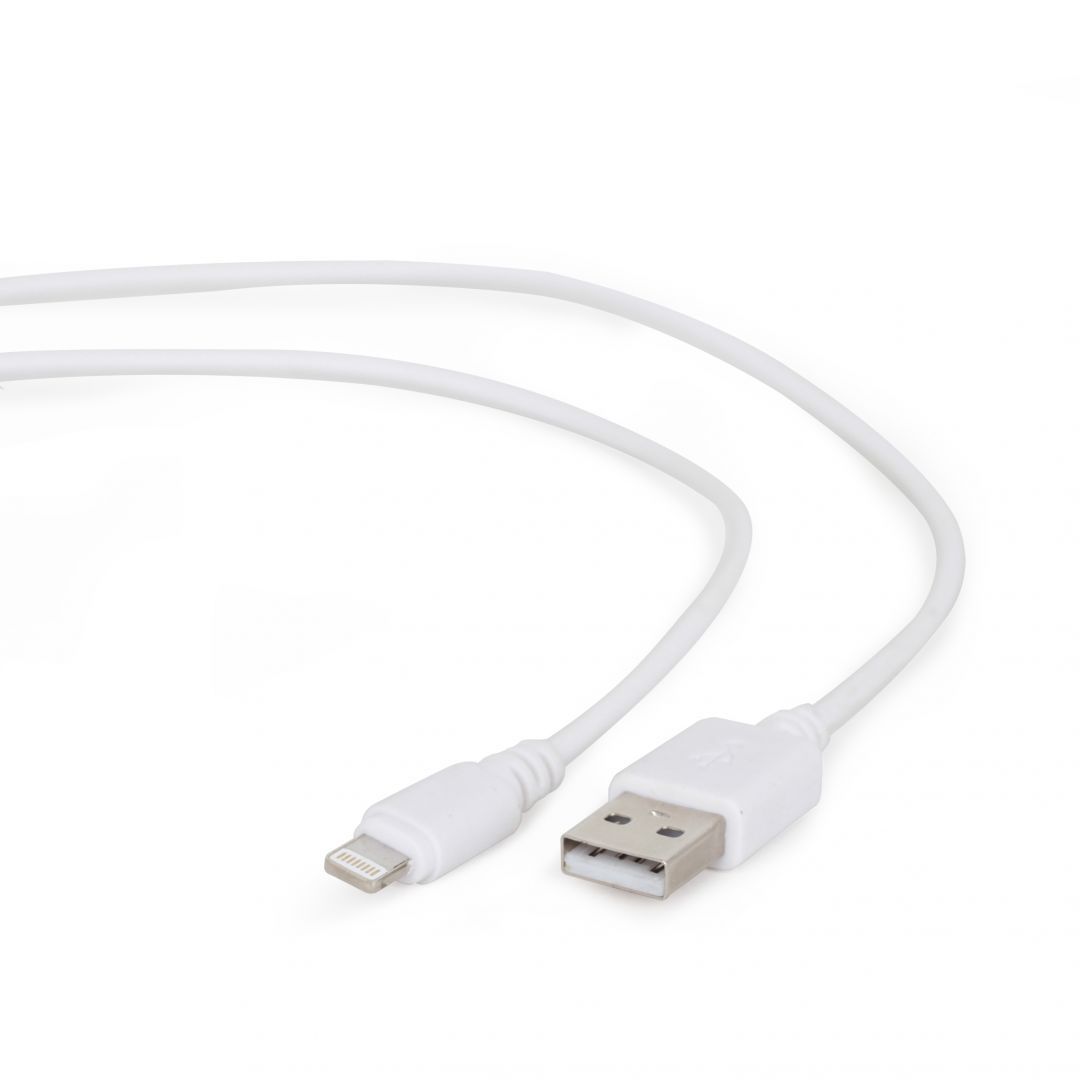 Gembird CC-USB2-AMLM-W-1M USB Lightning charging combo cable 1m White