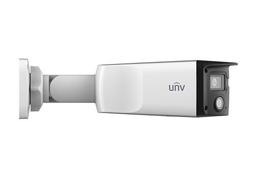 Uniview Prime-III 4MP (3840x1080) 160°-os széles látószögű ColorHunter csőkamera, 2x4mm fix objektívvel, dual mikrofonnal és hangszóróval