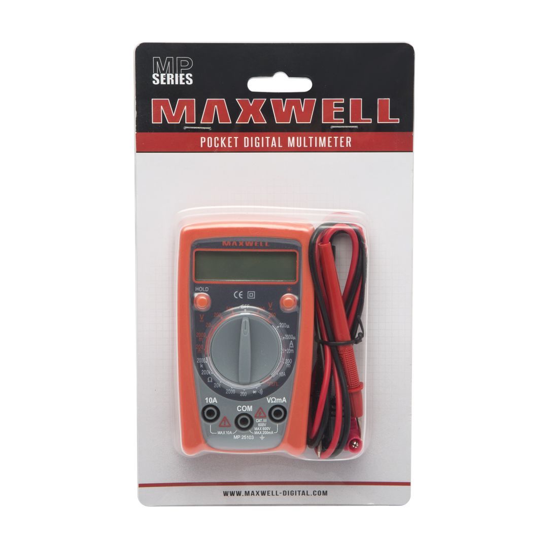 Maxwell Digitális multiméter mini