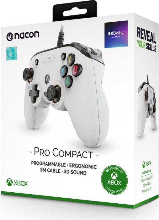 Nacon Pro Compact USB Gamepad White