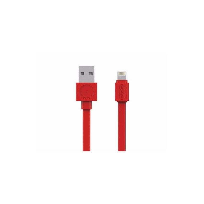 Allocacoc USB cable Lightning MFI Red
