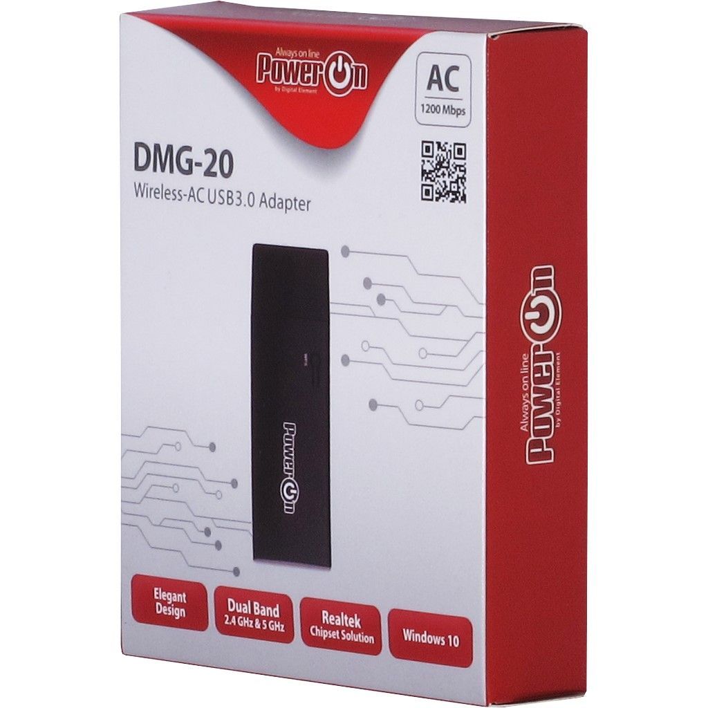 PowerON DMG-20 Wi-Fi 5 USB Adapter