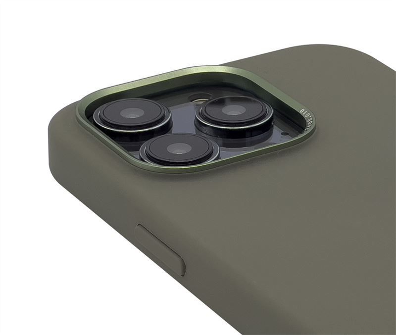Decoded Silicone BackCover, olive - iPhone 14 Pro Max