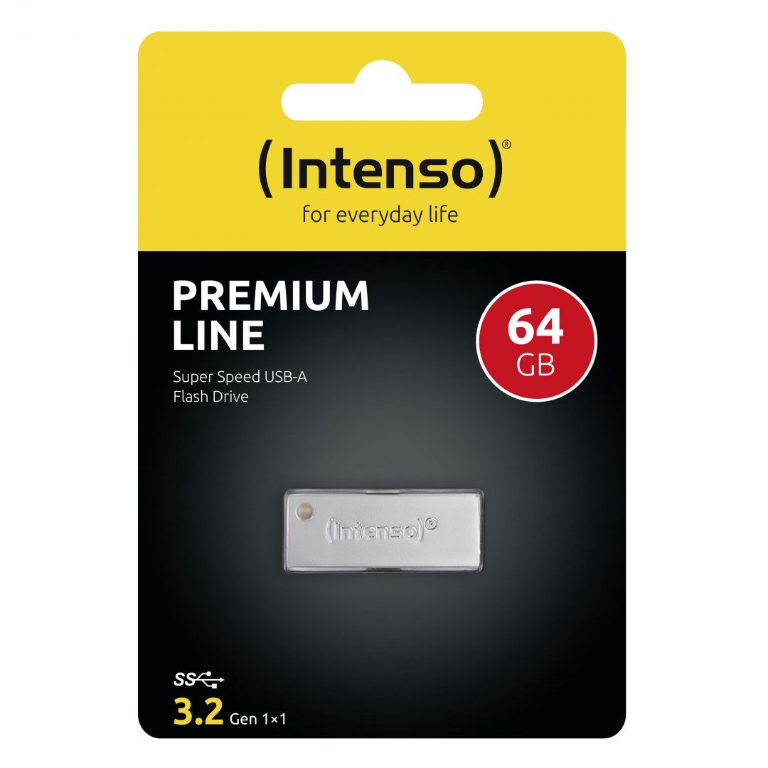Intenso 64GB Premium Line USB3.2 Silver