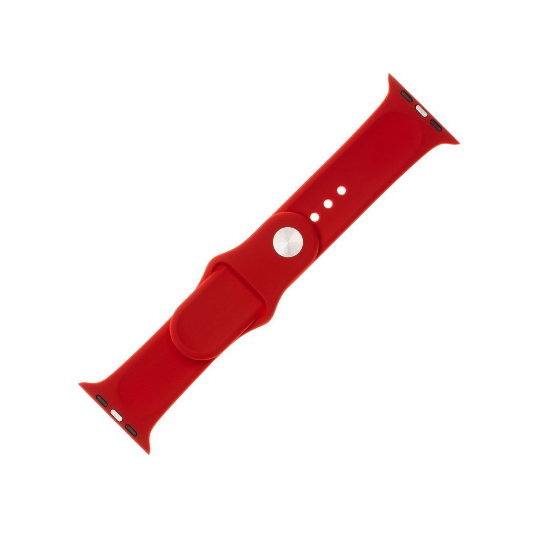 FIXED Szilikon strap Apple Watch 42 mm/44 mm Piros
