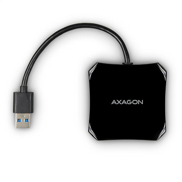 AXAGON HUE-S1B USB3.0 Quattro Hub Black