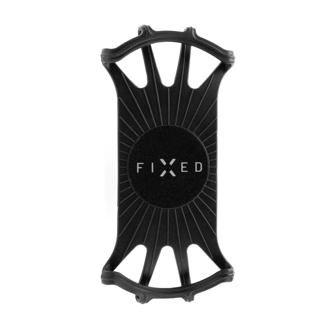FIXED Bikee 2 szilikon telefontartó kerékpárra, fekete
