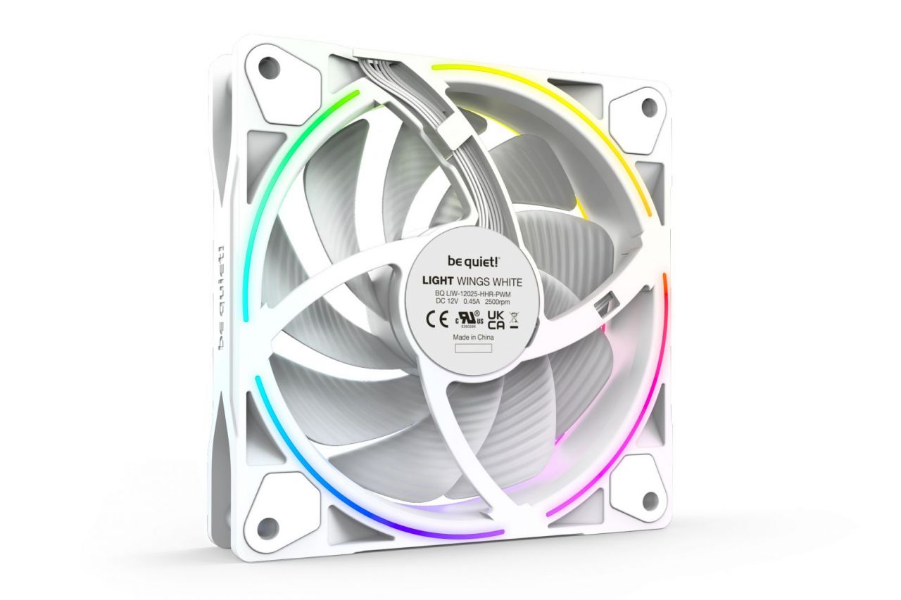 Be quiet! LIGHT WINGS White 120mm PWM high-speed Triple-Pack
