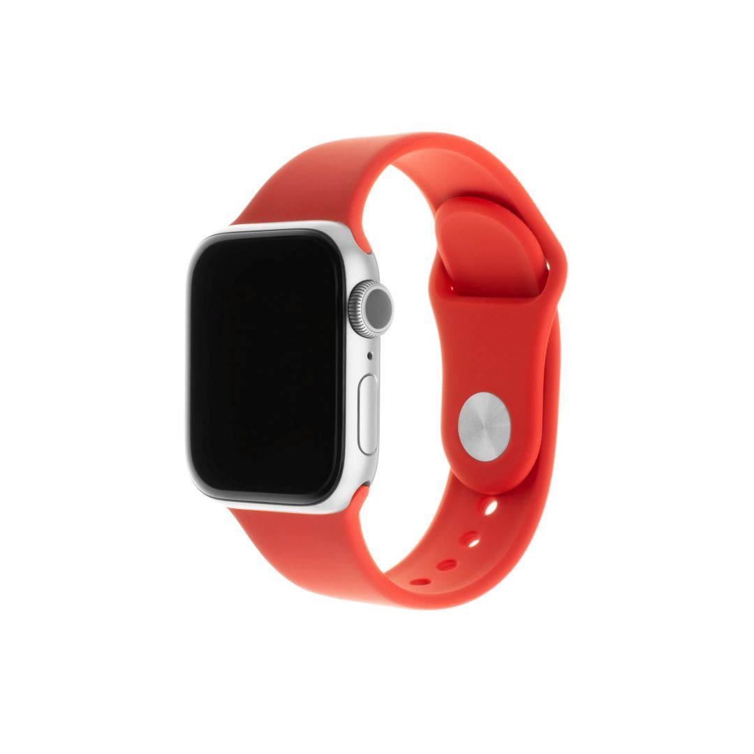 FIXED Szilikon strap Apple Watch 38 mm/40 mm Piros