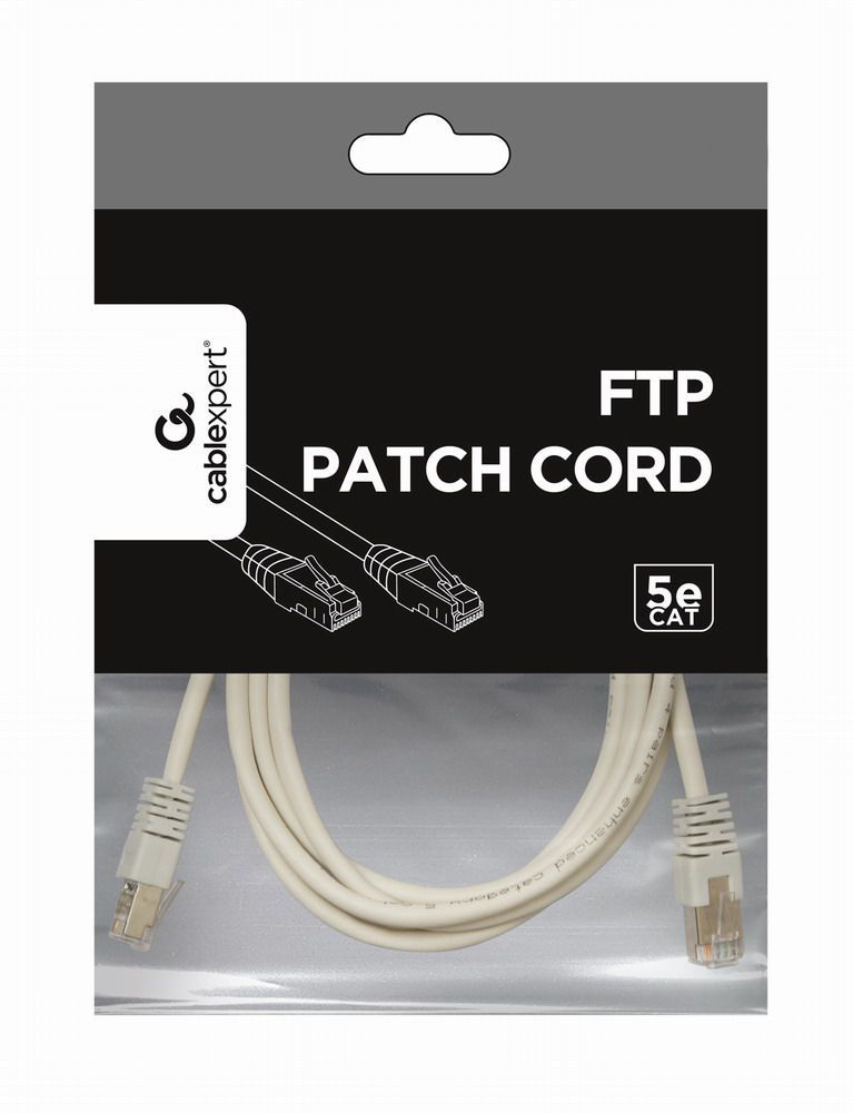 Gembird CAT5e F-UTP Patch Cable 0,25m Grey