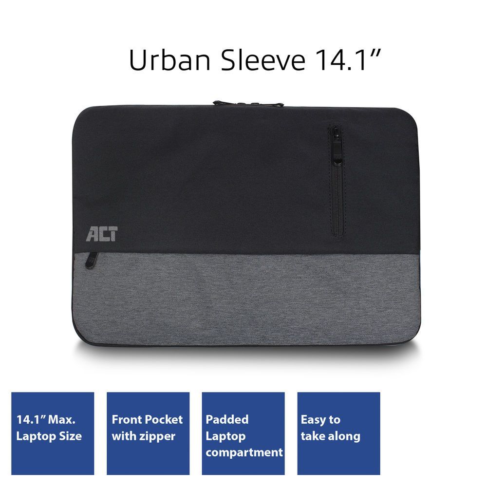 ACT AC8540 Urban notebook tok 14,1" Black