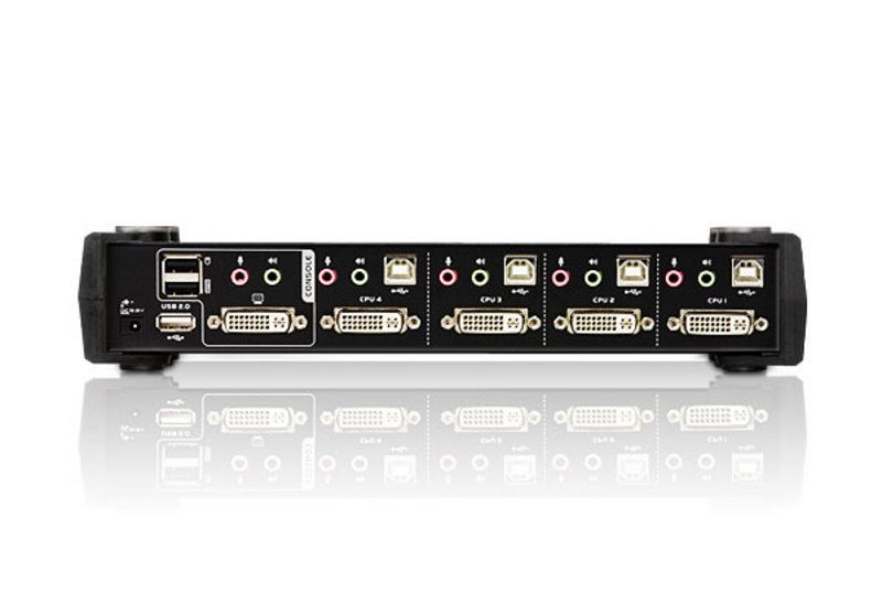 ATEN CS1784A 4-Port USB DVI Dual Link/Audio KVMP Switch