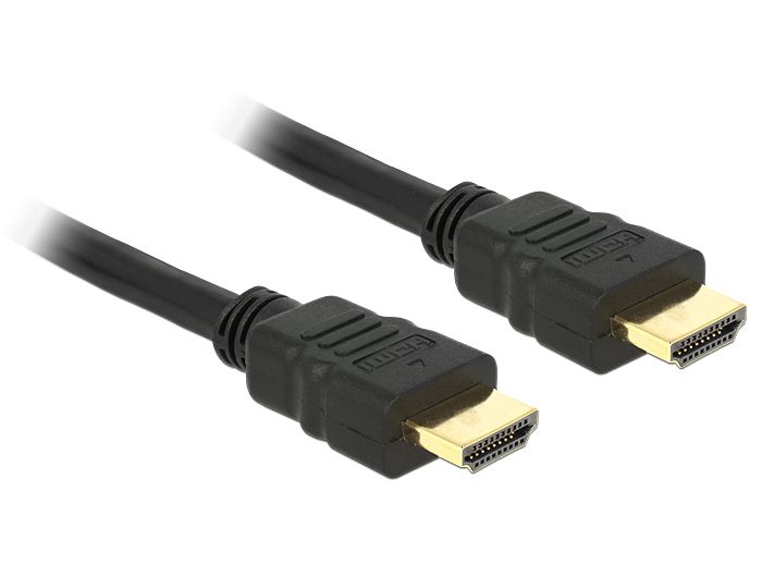 DeLock HDMI male/male összekötő kábel 1,8m Black