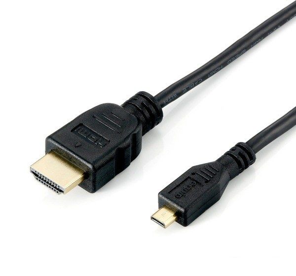 EQuip HDMI - Micro HDMI 1.4 cable 2m Black