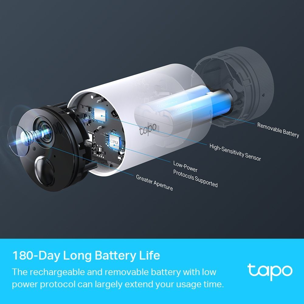 TP-Link Tapo C400S2 Okos vezeték nélküli kamera rendszer 1080P (2-Pack)