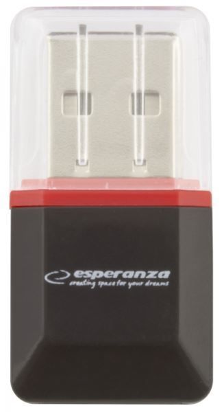 Esperanza EA134 MicroSD Card Reader Black