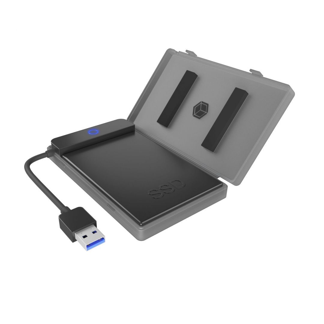 Raidsonic IcyBox IB-AC603B-U3 2,5" USB3.0 Enclosure Black