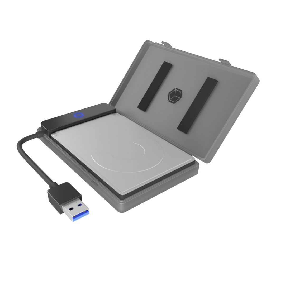 Raidsonic IcyBox IB-AC603B-U3 2,5" USB3.0 Enclosure Black
