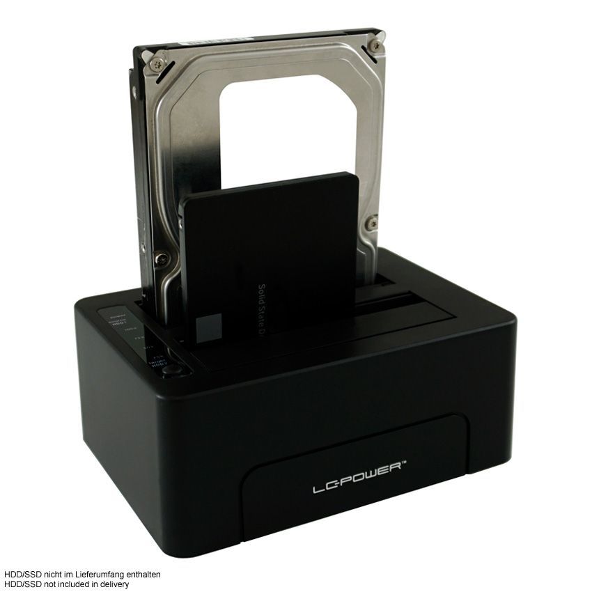 LC Power LC-DOCK-C HDD docking station Black LC Power LC-DOCK-C HDD docking station Black